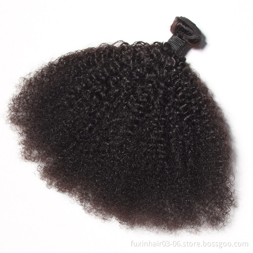 brazilian human hair afro kinky curly raw unprocessed virgin human hair extension